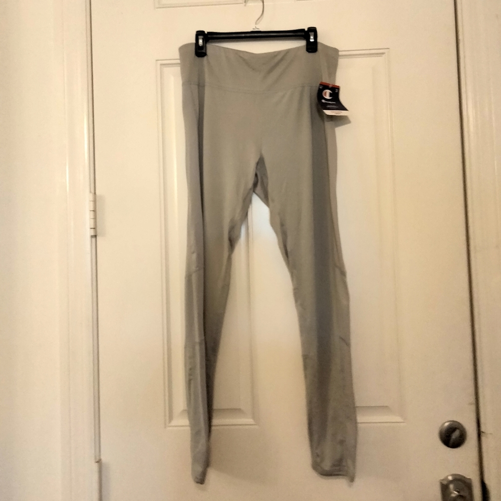 Champion light weight athletic wear dri fit  gray workout pants size 2x